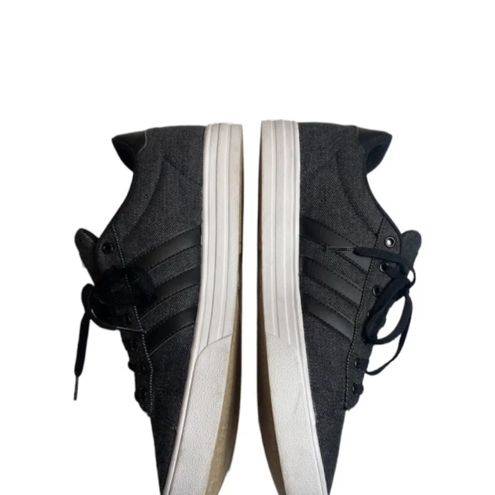 Adidas Sneakers Black Denim Size 12 Ortholite Float